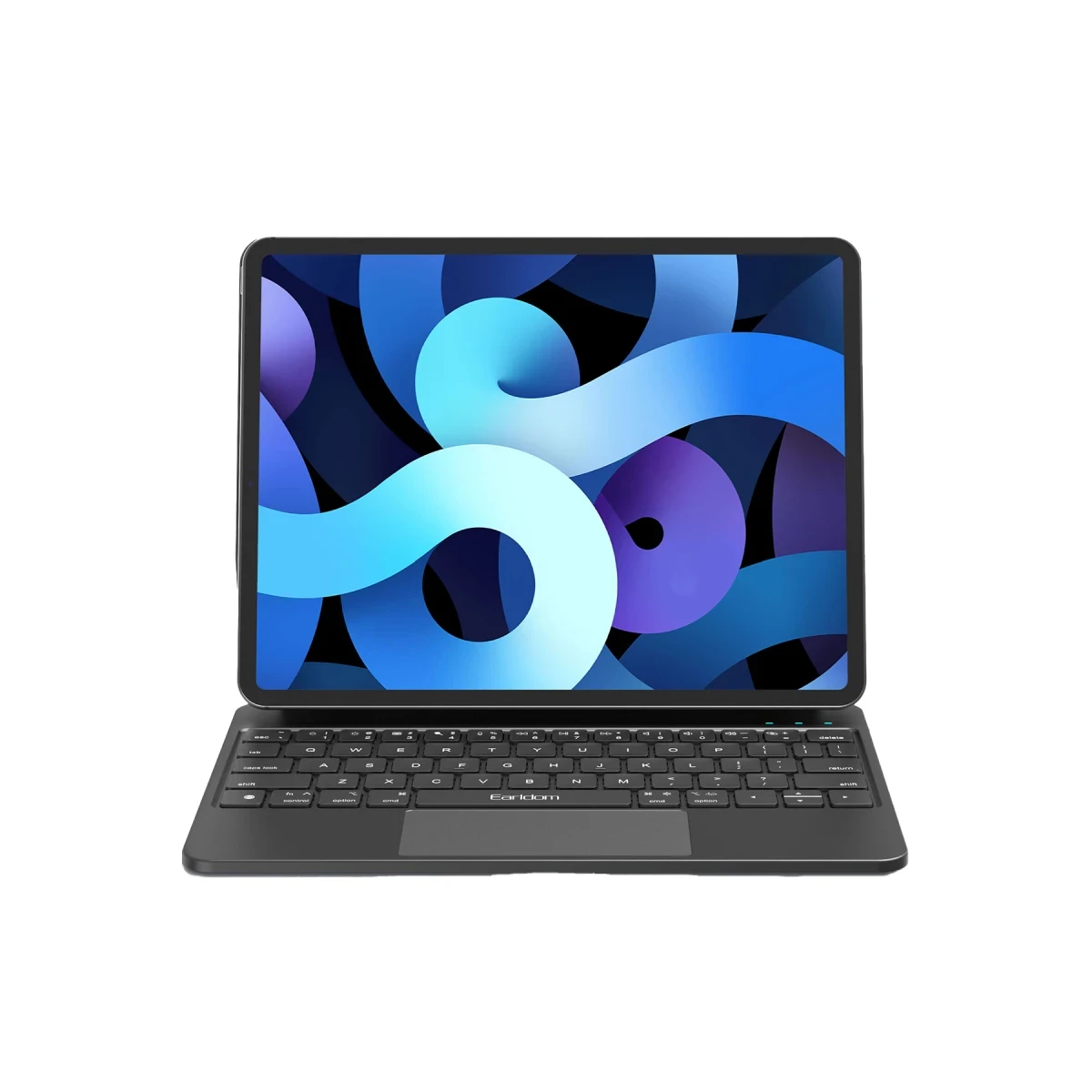 Earldom Apple KB8 iPad Air 4 10.9 Kablosuz Klavyeli Tablet Kılıfı - Siyah