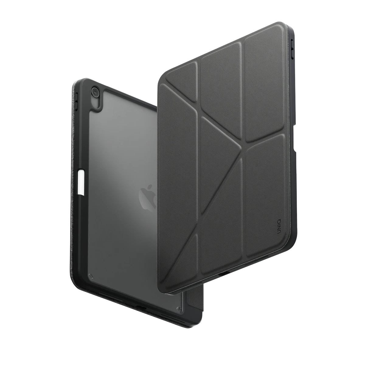 Uniq Apple iPad 2025 10.9 (10.nesil) A16 Moven Standlı Tablet Kapak - Gri