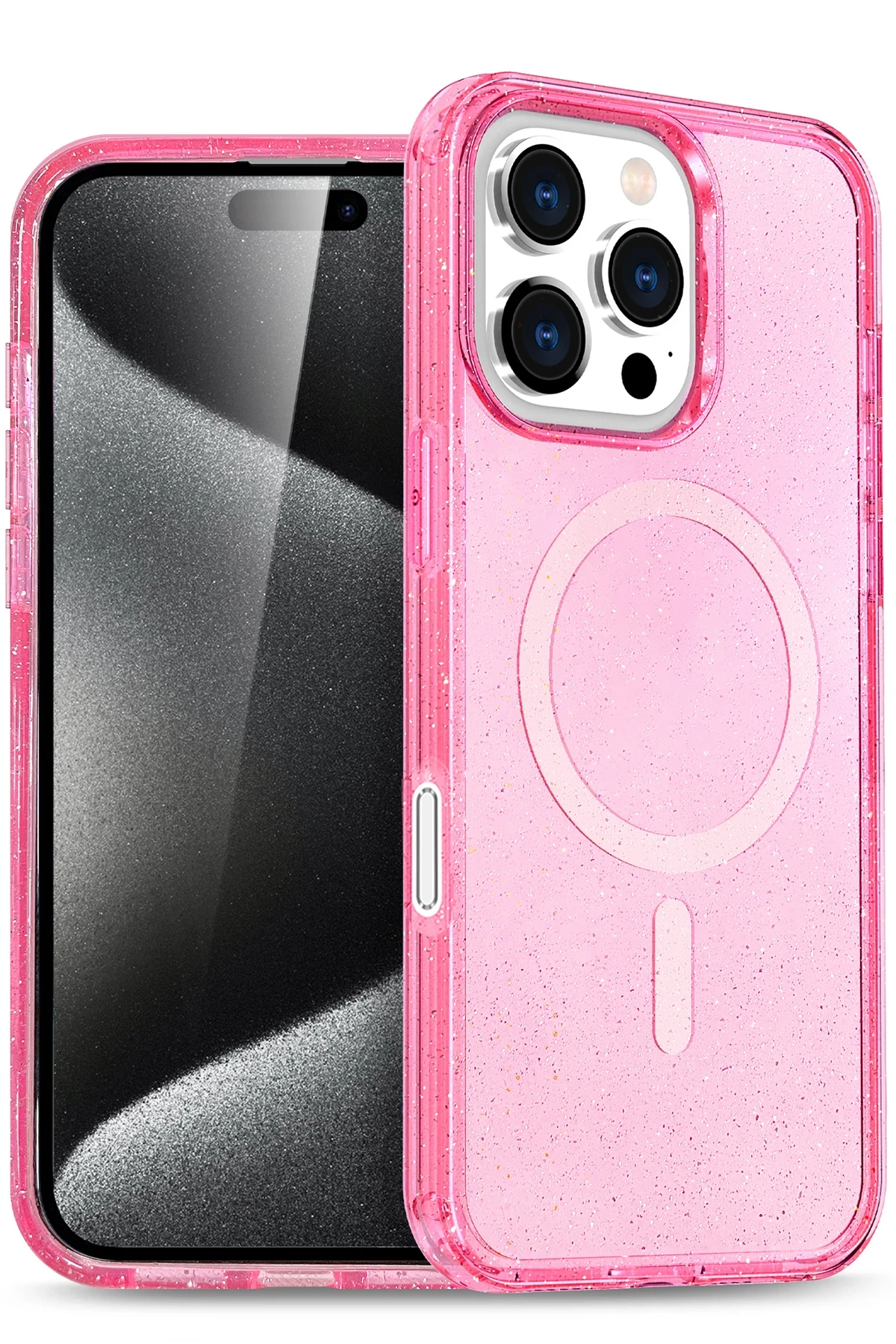 Joko Apple iPhone 16 Pro Max Star Magsafe Kapak - Pembe