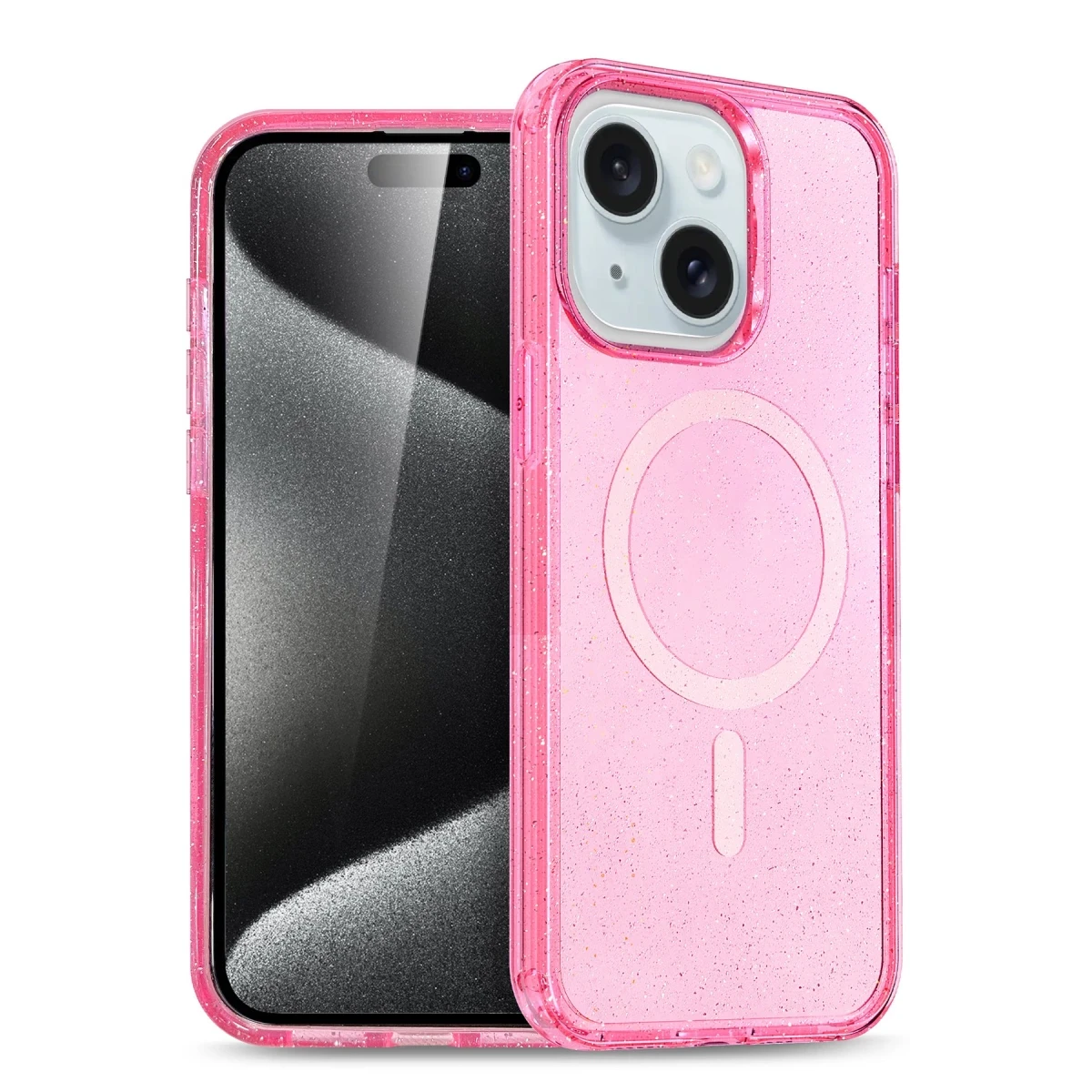 Joko Apple iPhone 15 Star Magsafe Kapak - Pembe