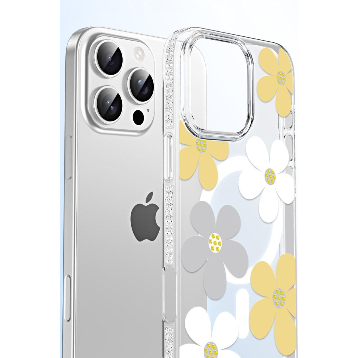 Joko Apple iPhone 16 Floral Magsafe Kapak - Beyaz — görsel 12