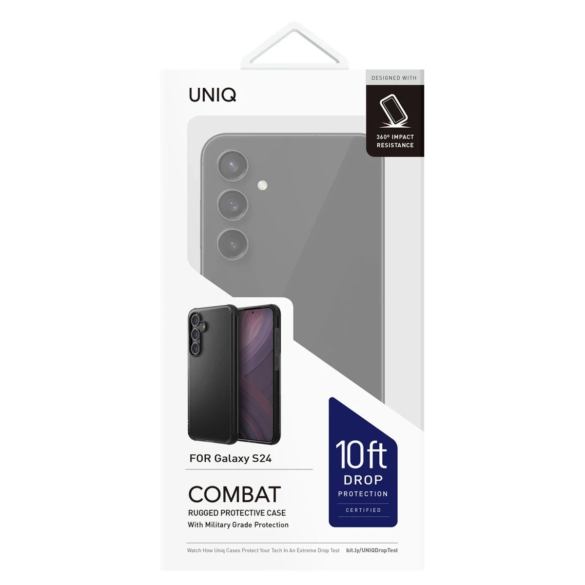Uniq Samsung Galaxy S24 Plus Combat Kapak - Siyah