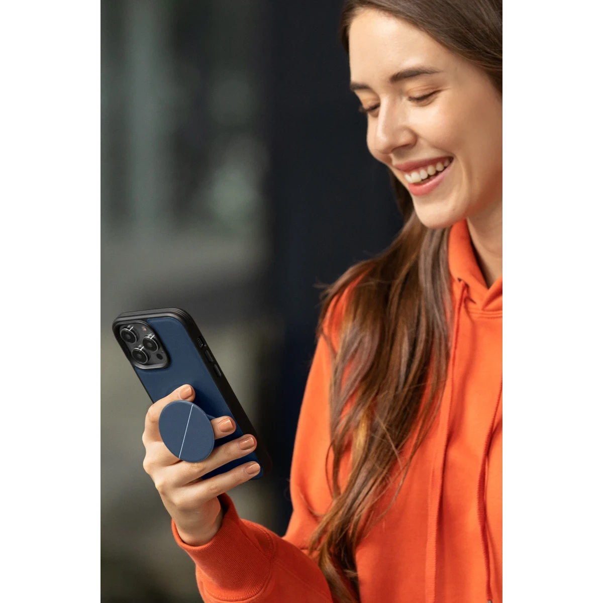 Uniq Apple iPhone 14 Plus Novo Standlı Kapak - Mavi