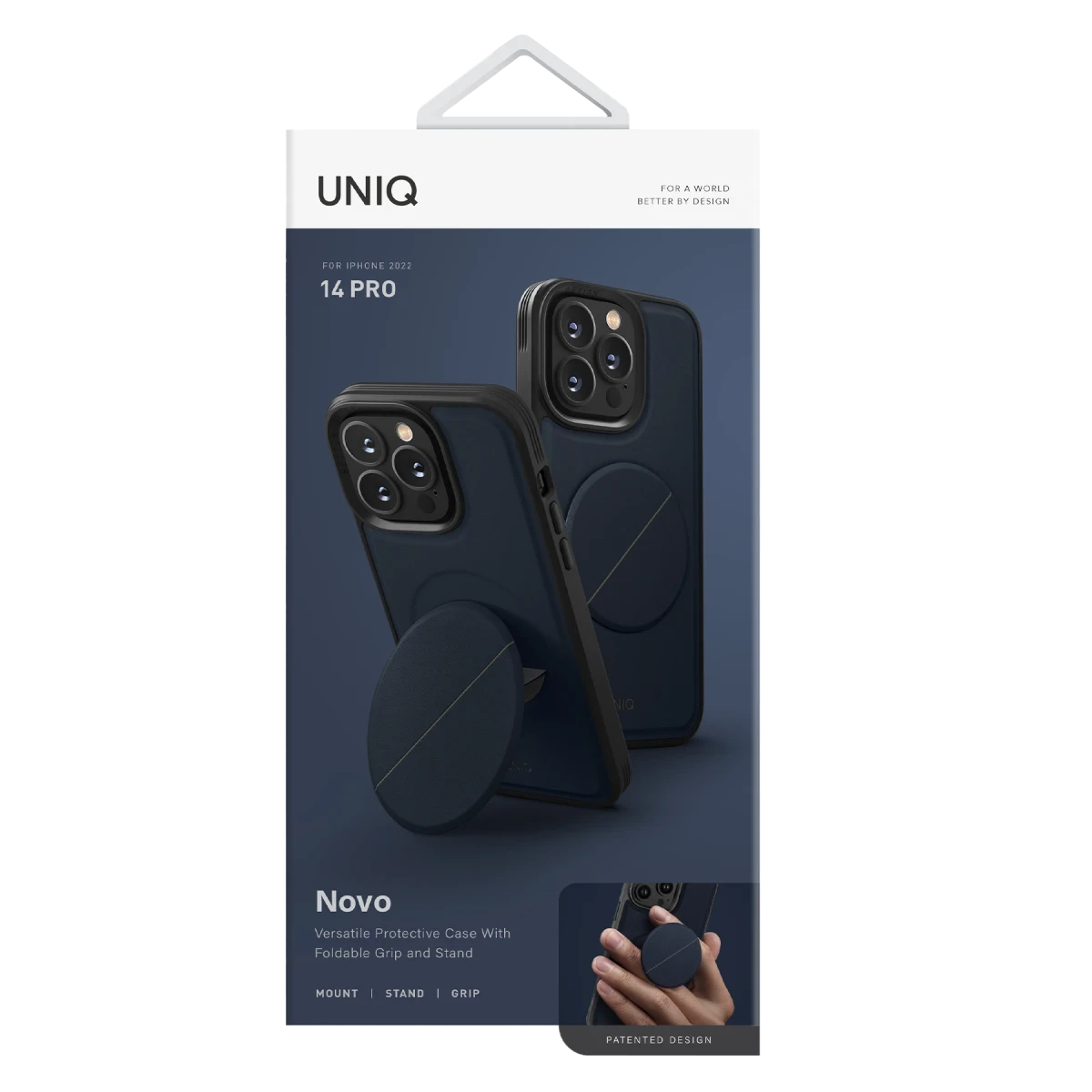 Uniq Apple iPhone 14 Plus Novo Standlı Kapak - Mavi