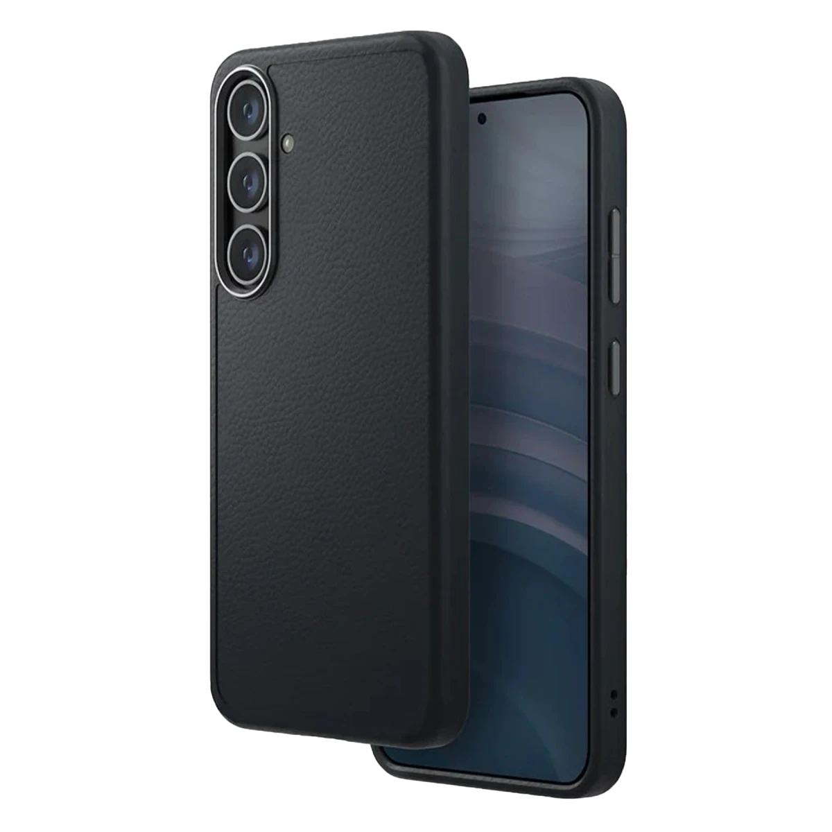 Uniq Samsung Galaxy S24 Plus Stexa Deri Kapak - Siyah