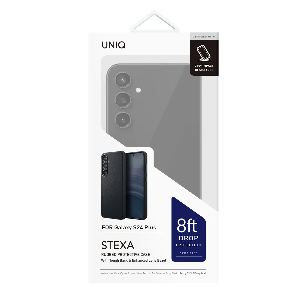 Uniq Samsung Galaxy S24 Plus Stexa Deri Kapak - Siyah