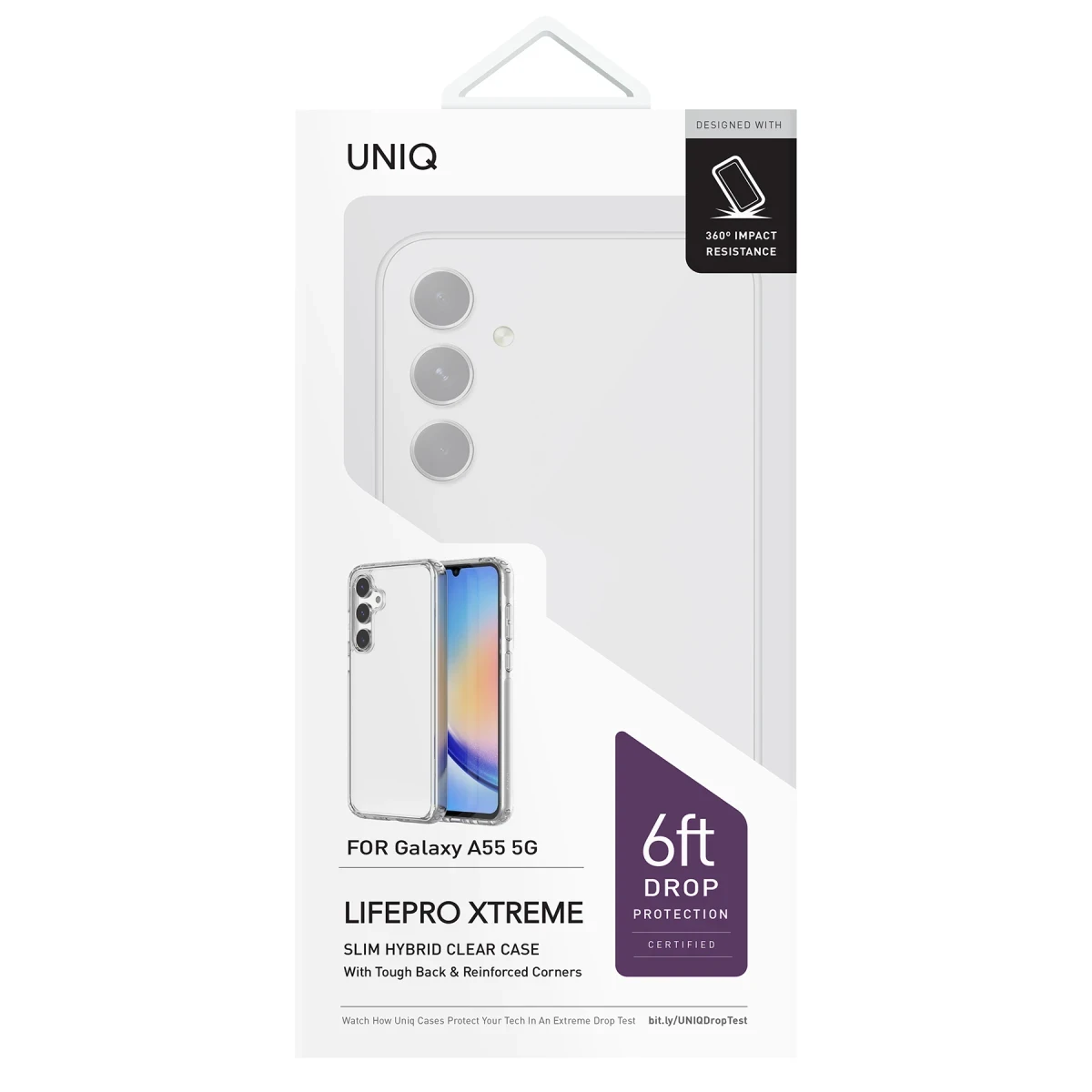 Uniq Samsung Galaxy A55 5G LifePro Xtreme Kapak - Şeffaf