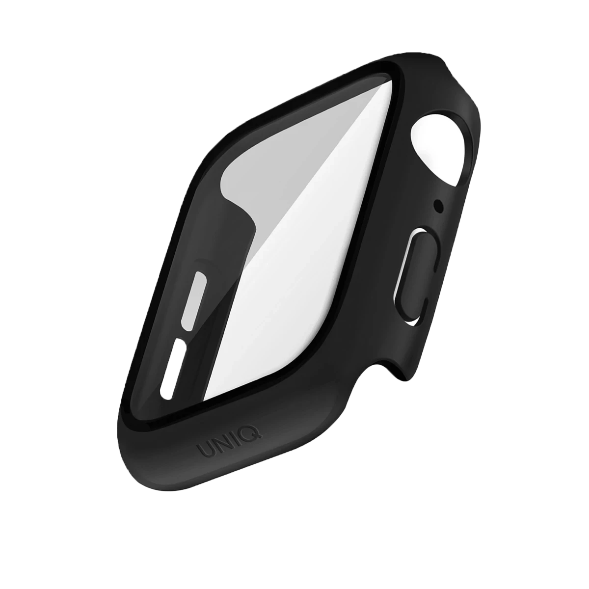 Uniq Apple Watch 42mm Nautic Camlı Kasa Ekran Koruyucu - Siyah