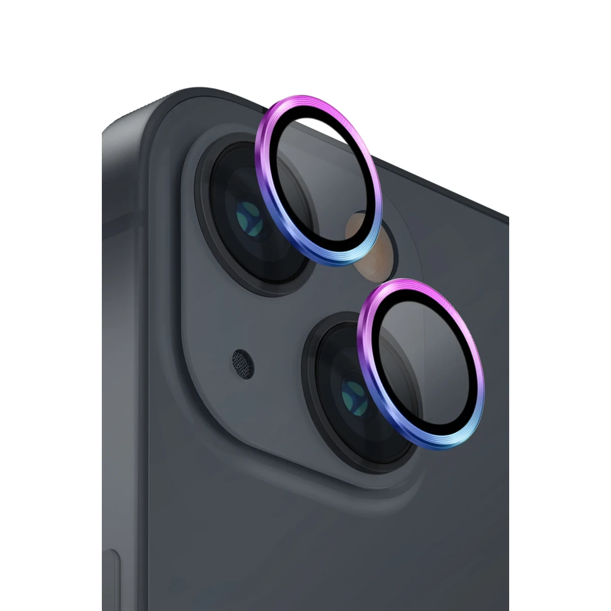 Uniq Apple iPhone 14 Optix Kamera Lens Koruyucu - Rainbow