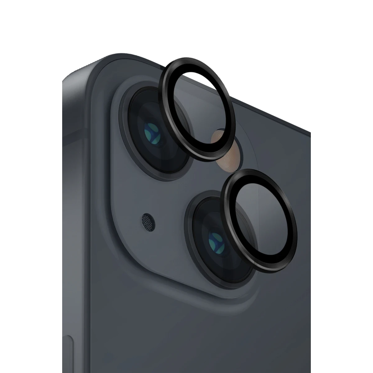 Uniq Apple iPhone 14 Optix Kamera Lens Koruyucu - Siyah