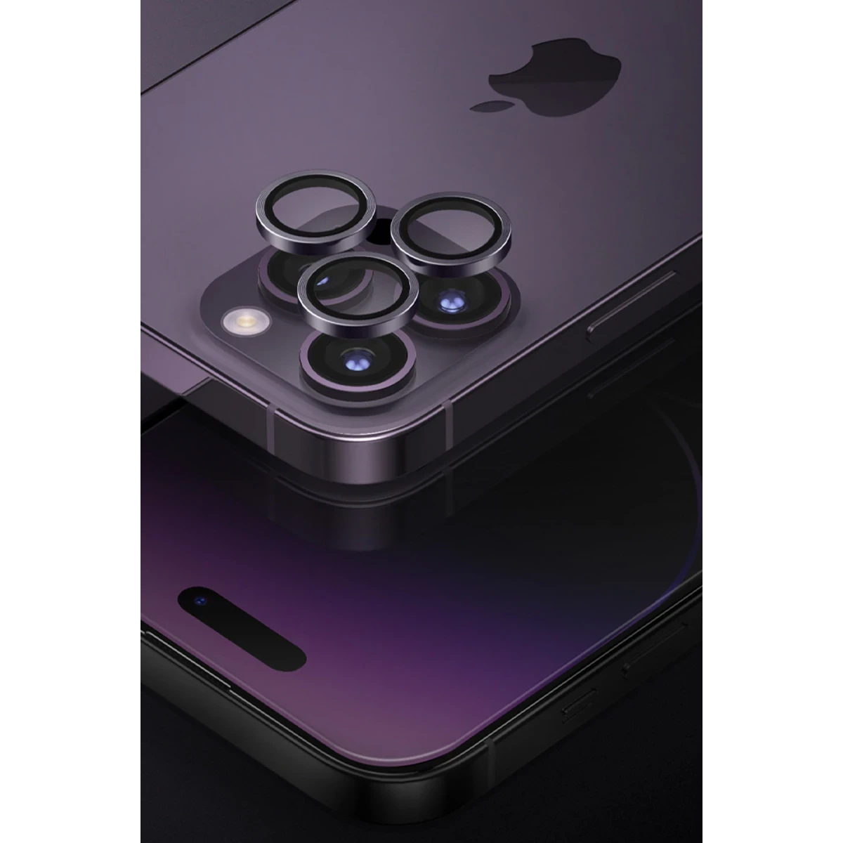 Uniq Apple iPhone 14 Pro Max Optix Kamera Lens Koruyucu - Rainbow