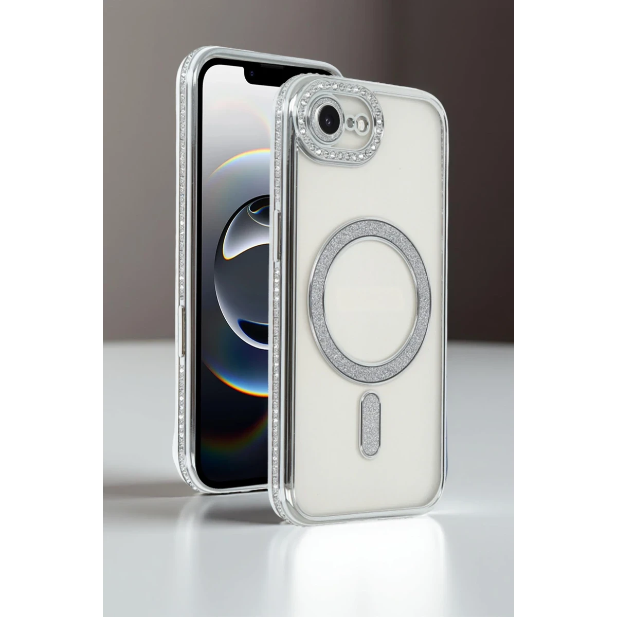 Newface Apple iPhone 16E Joke Simli Magneticsafe Kılıf - Derin Mor — görsel 4