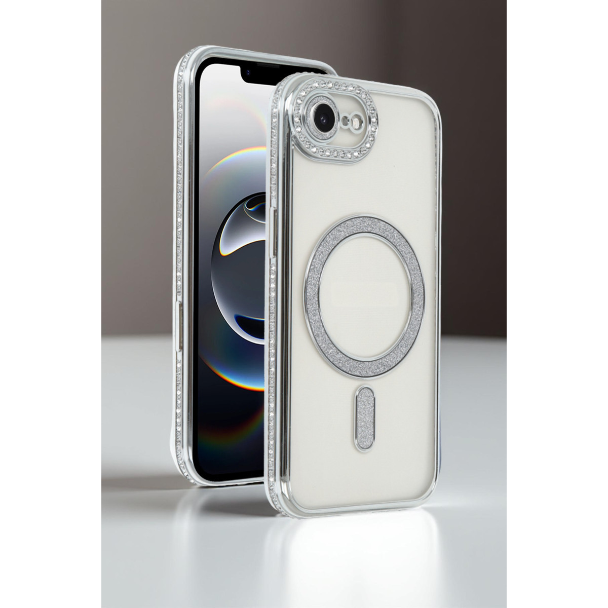 Newface Apple iPhone 16E Joke Simli Magneticsafe Kılıf - Derin Mor — görsel 6
