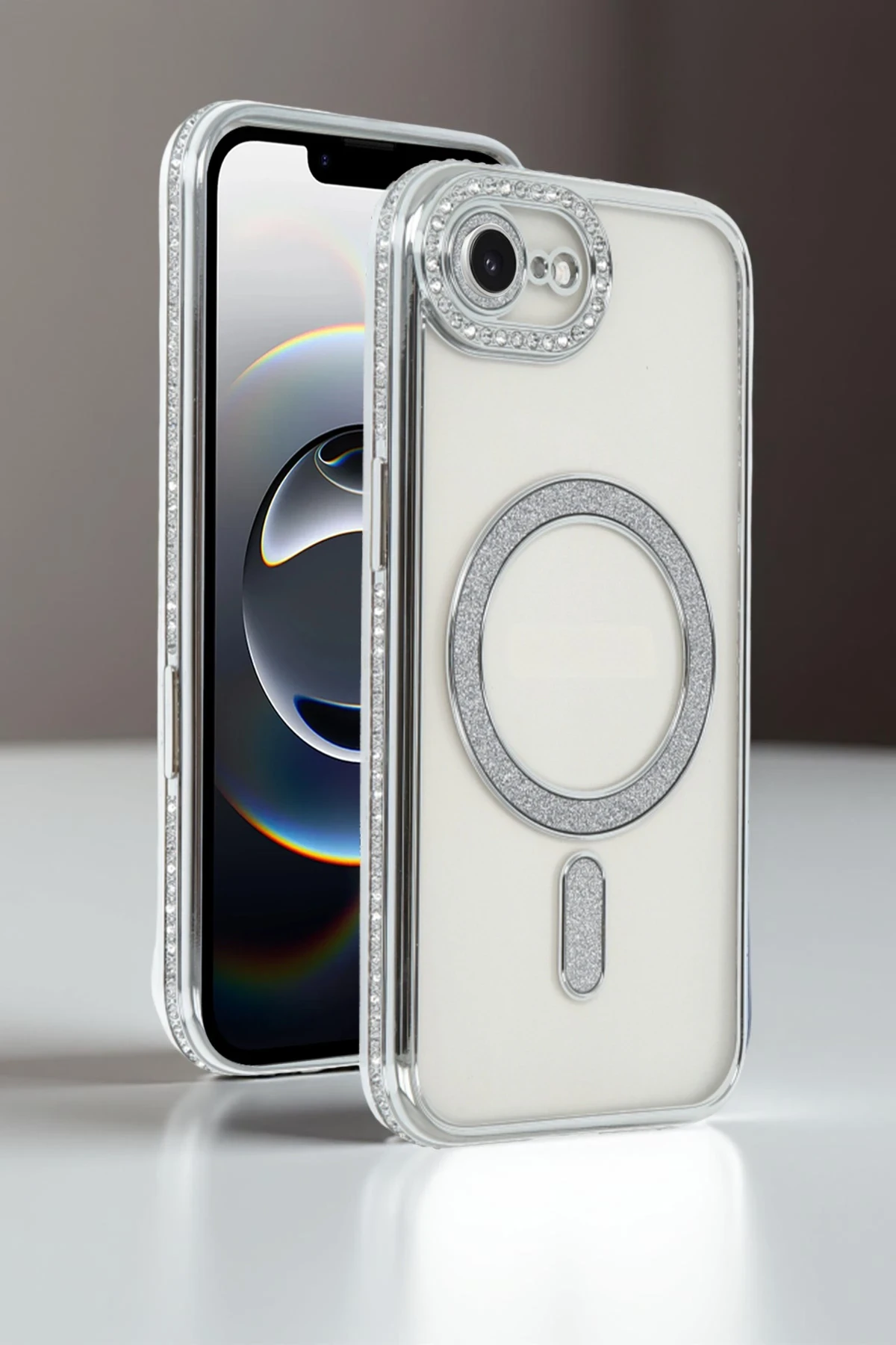 Newface Apple iPhone 16E Joke Simli Magneticsafe Kılıf - Mavi