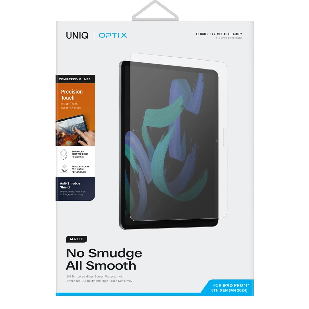 Uniq Apple iPad Pro 11 (2022) Optix Tablet Mat Ekran Koruyucu - Şeffaf