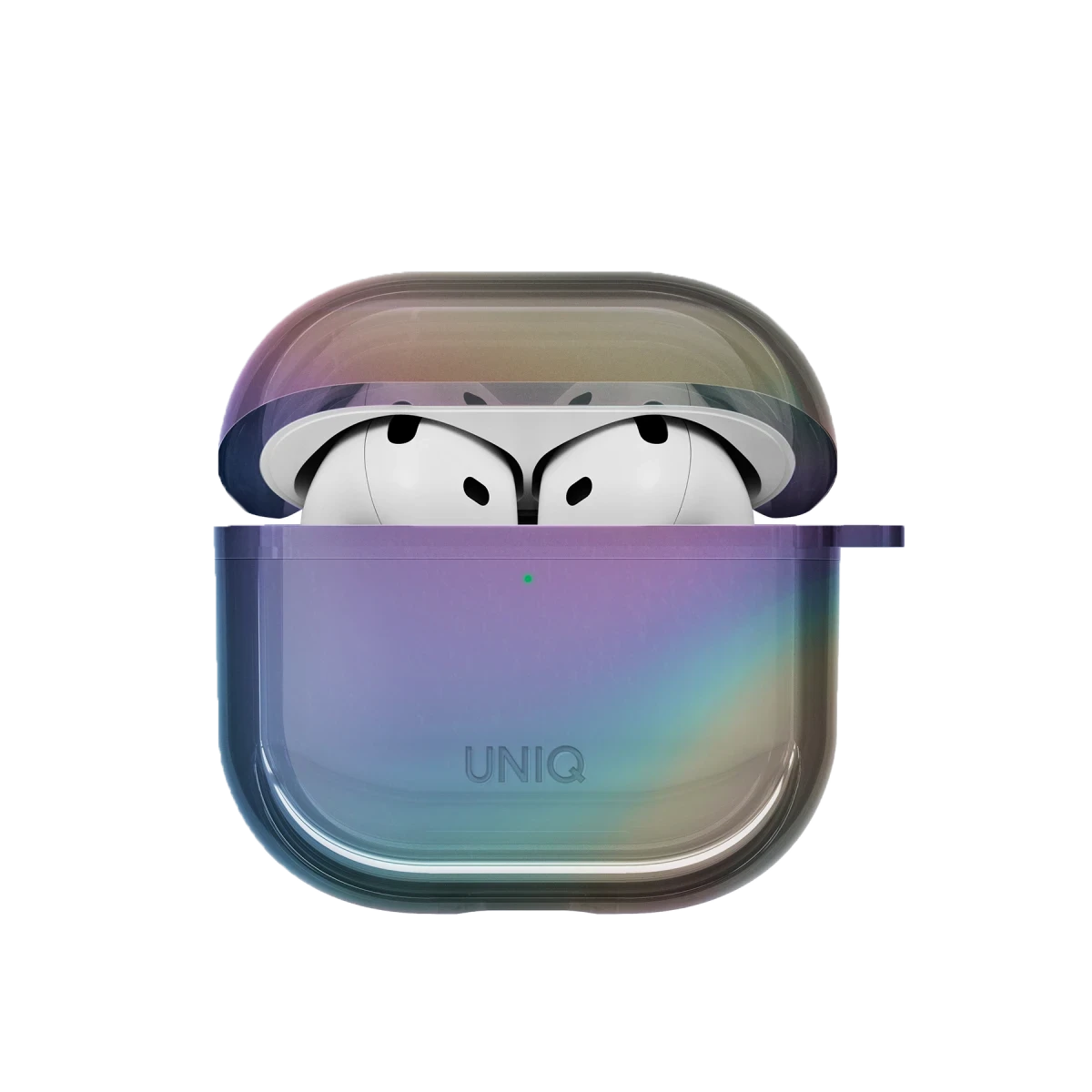 Uniq Apple Airpods 4 (4.nesil) Iridescia Hang Kılıf - Midnight Quartz