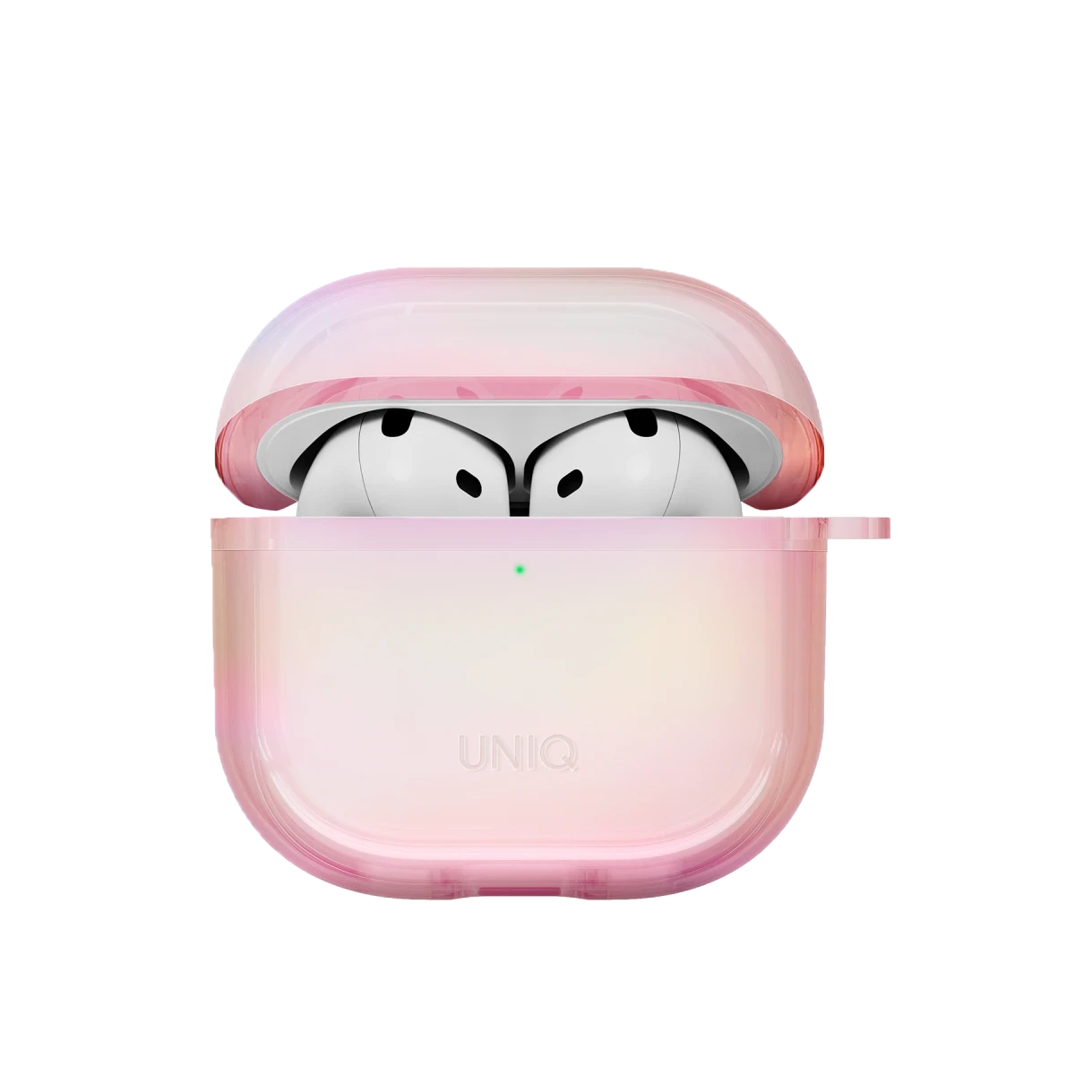 Uniq Apple Airpods 4 (4.nesil) Iridescia Hang Kılıf - Pembe