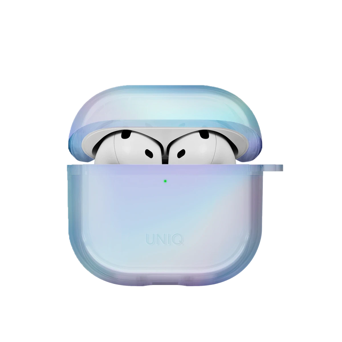 Uniq Apple Airpods 4 (4.nesil) Iridescia Hang Kılıf - Mavi