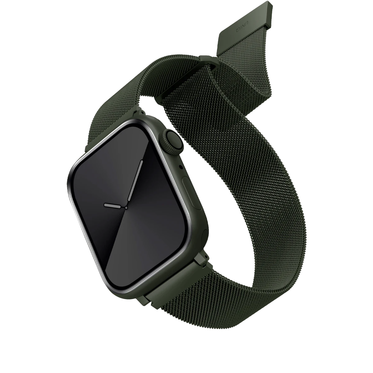 Uniq Apple Watch Ultra 41mm Dante Çelik Örgü Kordon - Yeşil