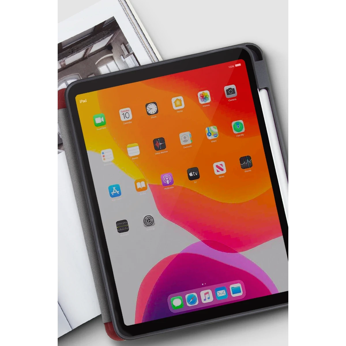 Uniq Apple iPad 10.2 (9.nesil) Transforma Rigor Tablet Kapak - Mavi
