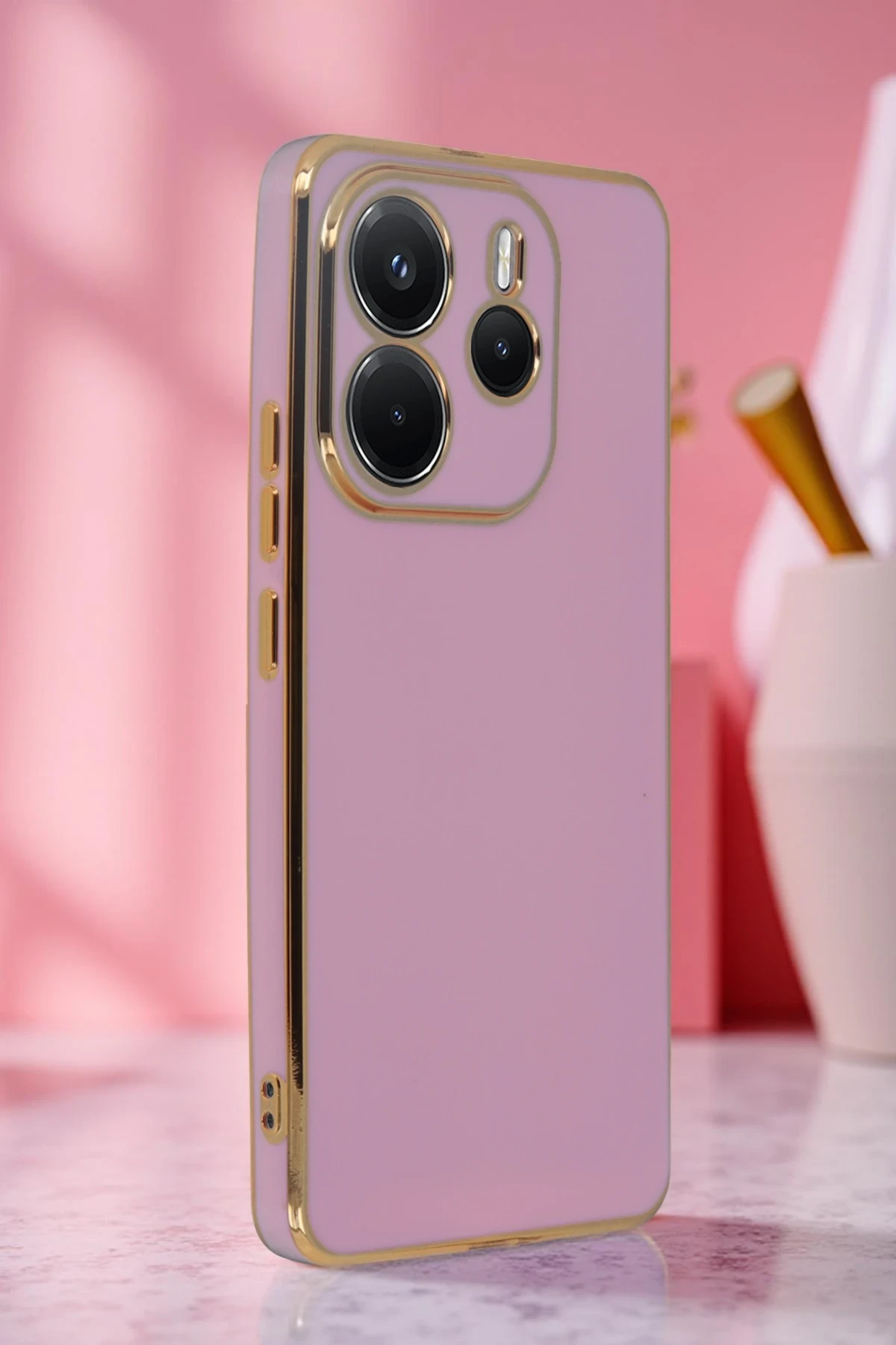 Newface Xiaomi Redmi Note 14 4G Kılıf Volet Silikon - Beyaz