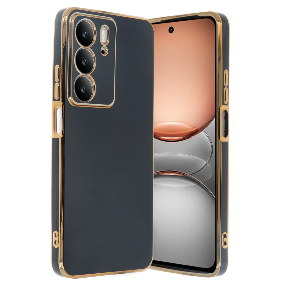Newface Realme C75 4G Kılıf Volet Silikon - Siyah — görsel 3