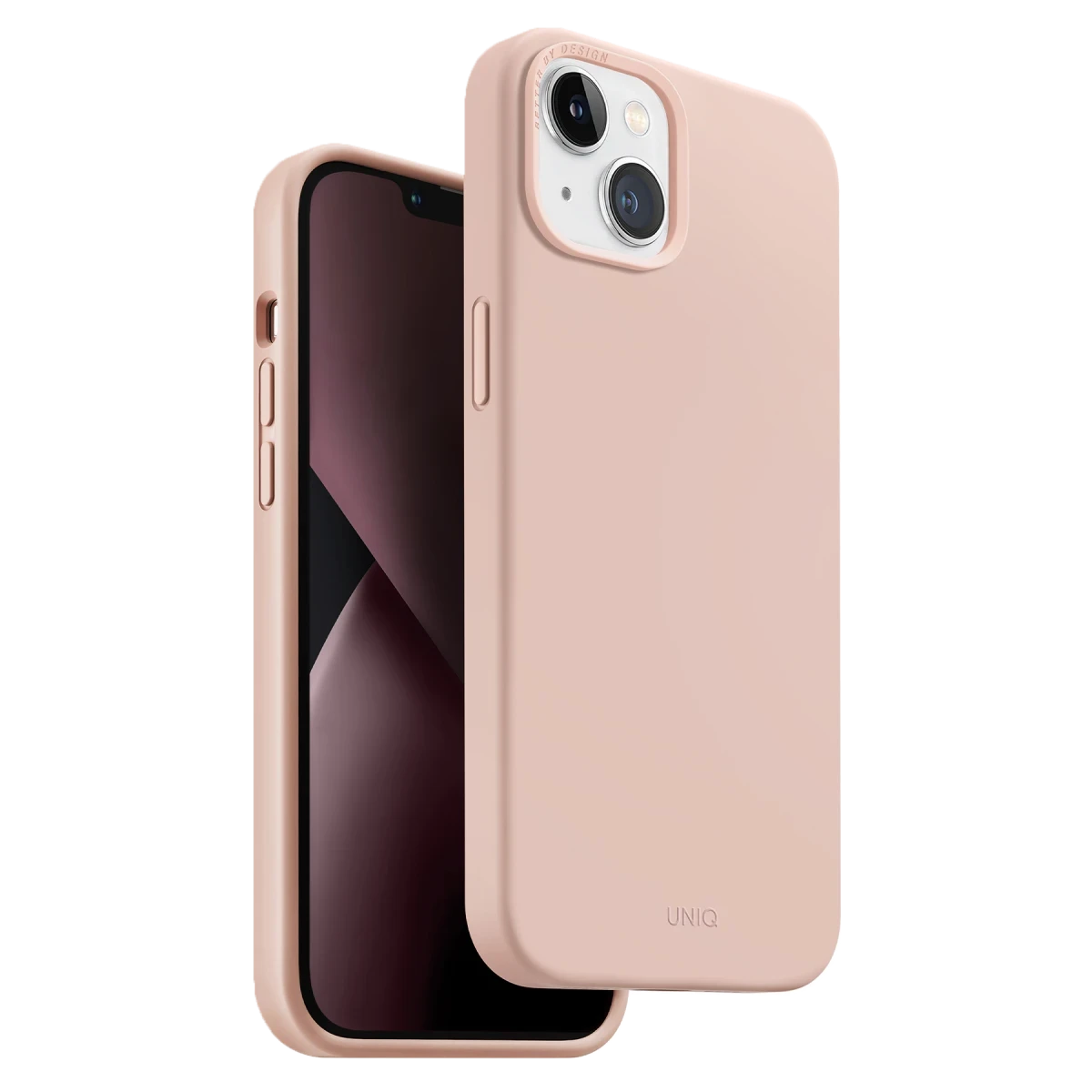 Uniq Apple iPhone 14 Plus Lino Silikon Kapak - Pembe