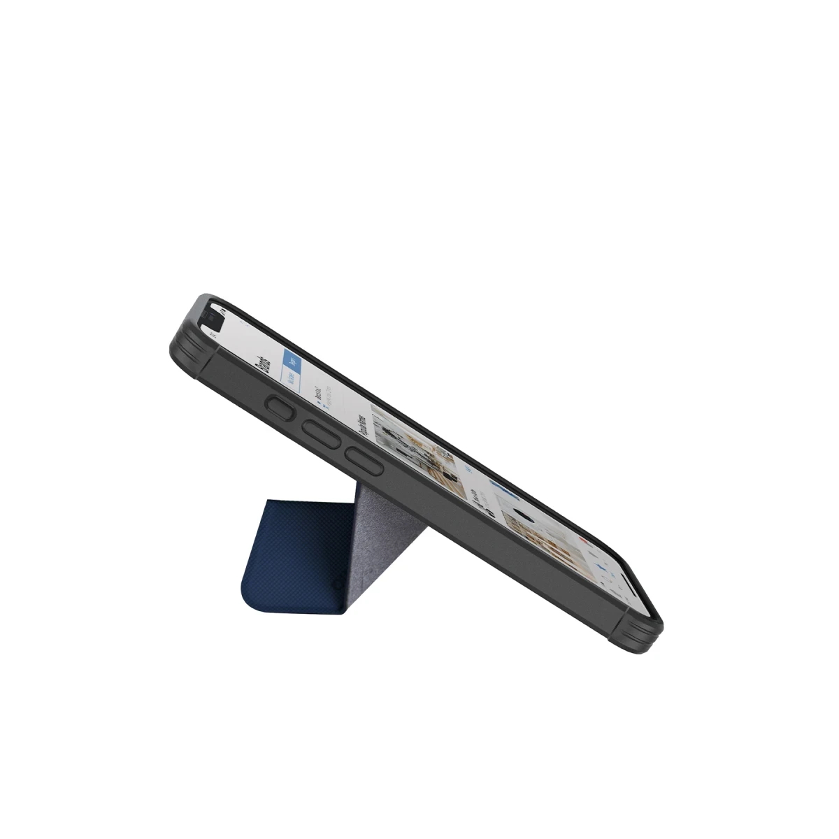 Uniq Apple iPhone 14 Plus Transforma Magsafe Standlı Kapak - Mavi