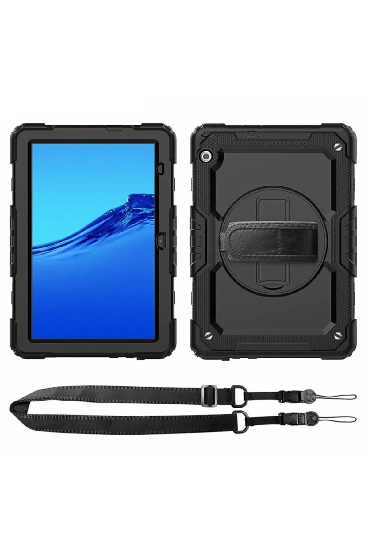 Newface Lenovo Tab M10 TB311FU Kılıf Amazing Tablet Kapak - Siyah — görsel 2