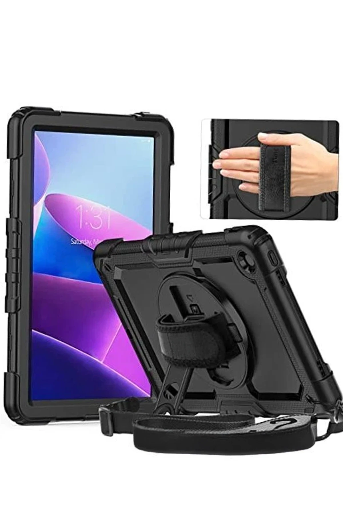 Newface Huawei MatePad SE 11 Kılıf Amazing Tablet Kapak - Siyah