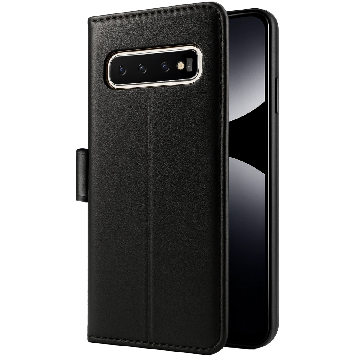 Newface Samsung Galaxy S10 Plus Trend S Plus Kapaklı Kılıf - Siyah — görsel 4