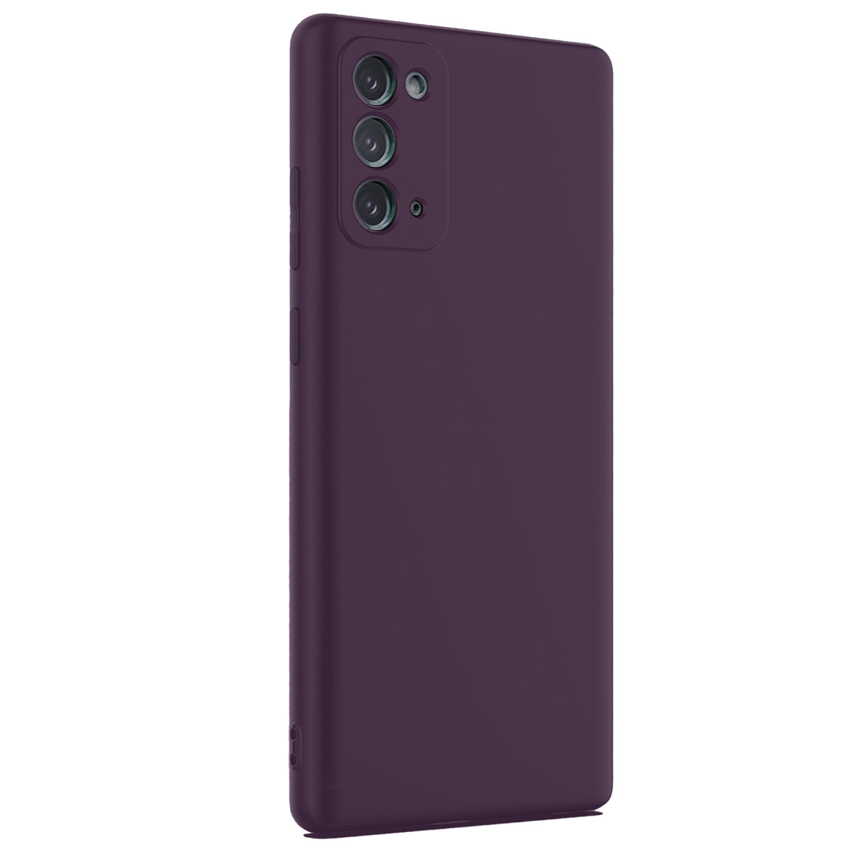 Newface Samsung Galaxy Note 20 Kılıf First Silikon - Mürdüm — görsel 5
