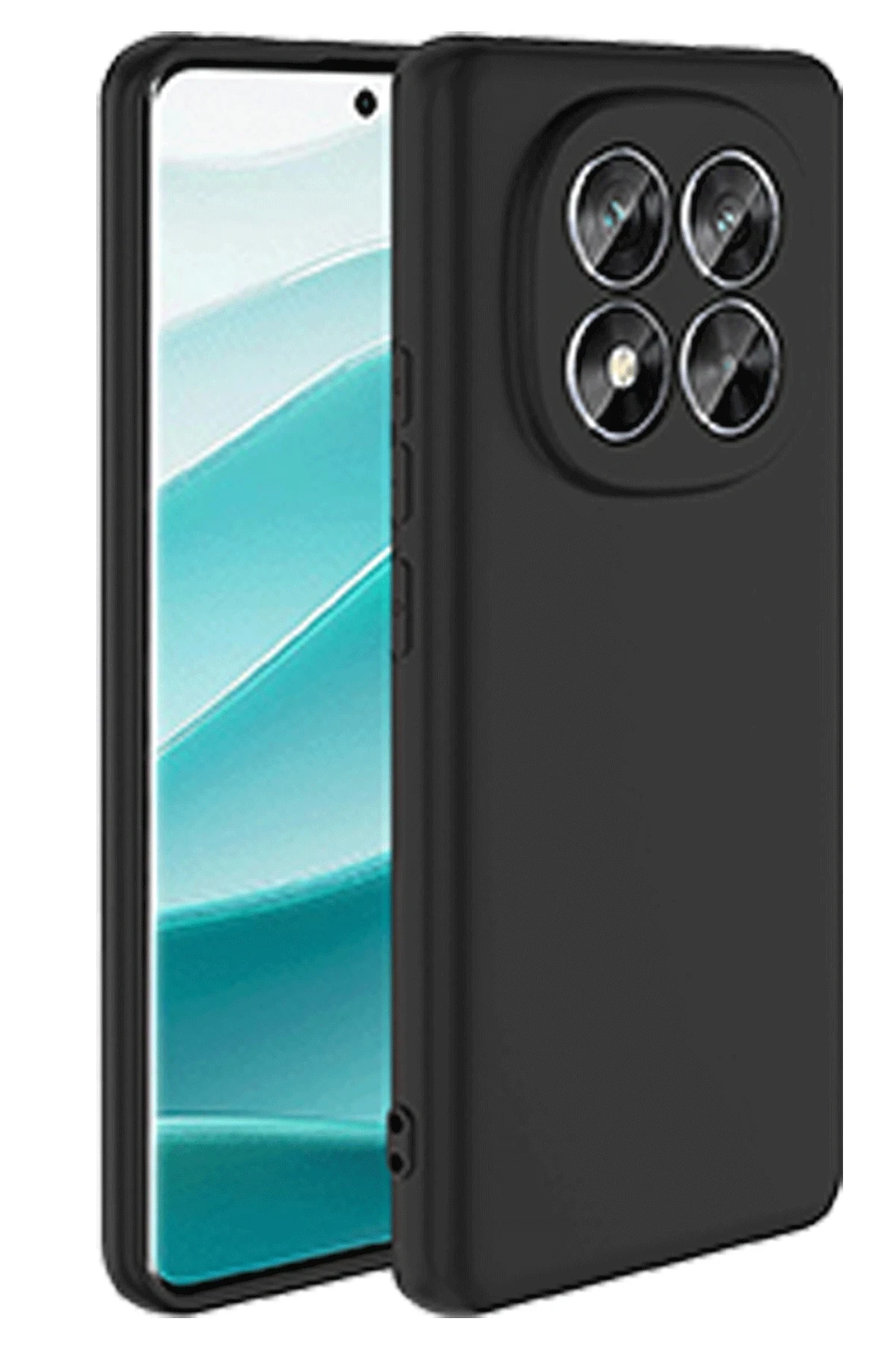 Newface Xiaomi Redmi Note 14 Pro 5G Kılıf Nano içi Kadife Silikon - Siyah