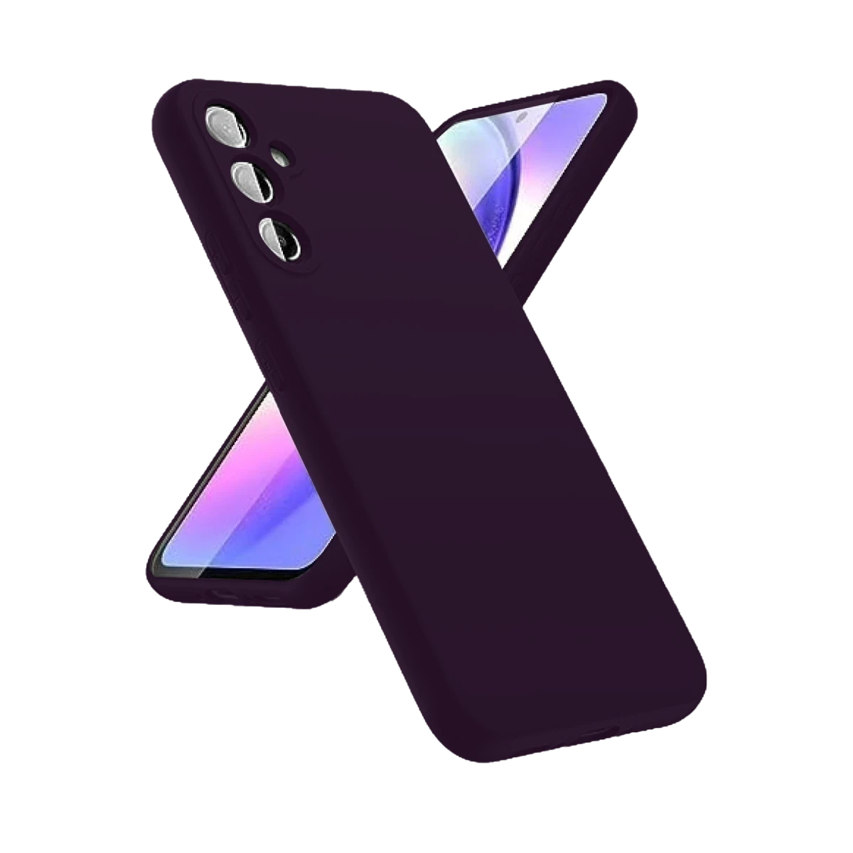 Newface Samsung Galaxy A24 4G Kılıf First Silikon - Mor
