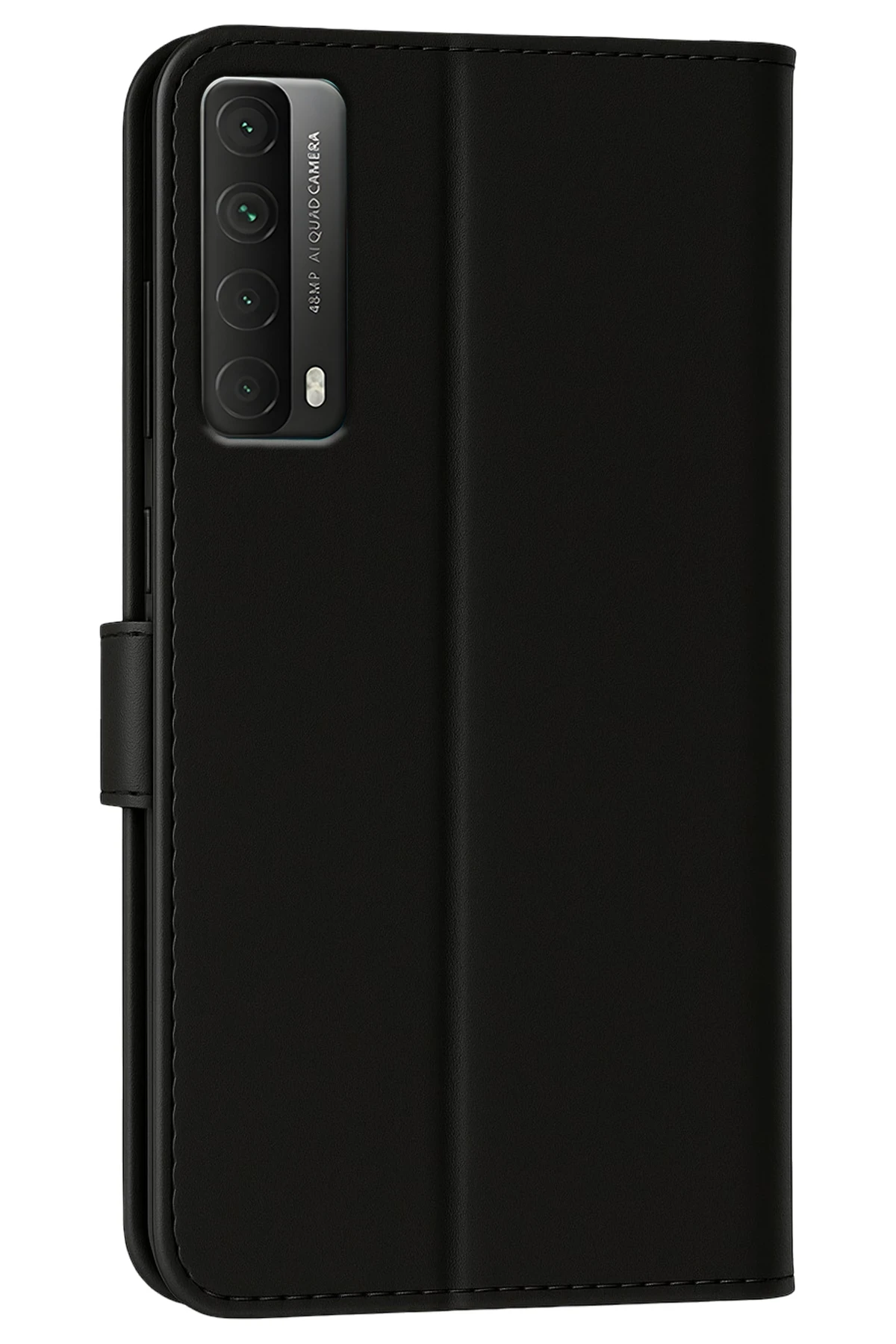 Newface Huawei P Smart 2021 Kılıf Trend S Plus Kapaklı Kılıf - Siyah