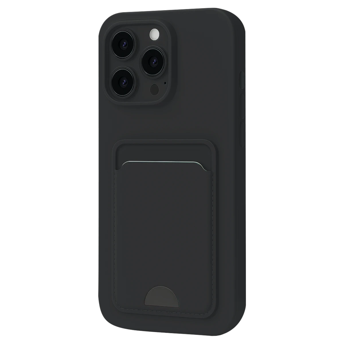 Newface Apple iPhone 16 Pro Max Kılıf Kelvin Kartvizitli Silikon - Siyah — görsel 3