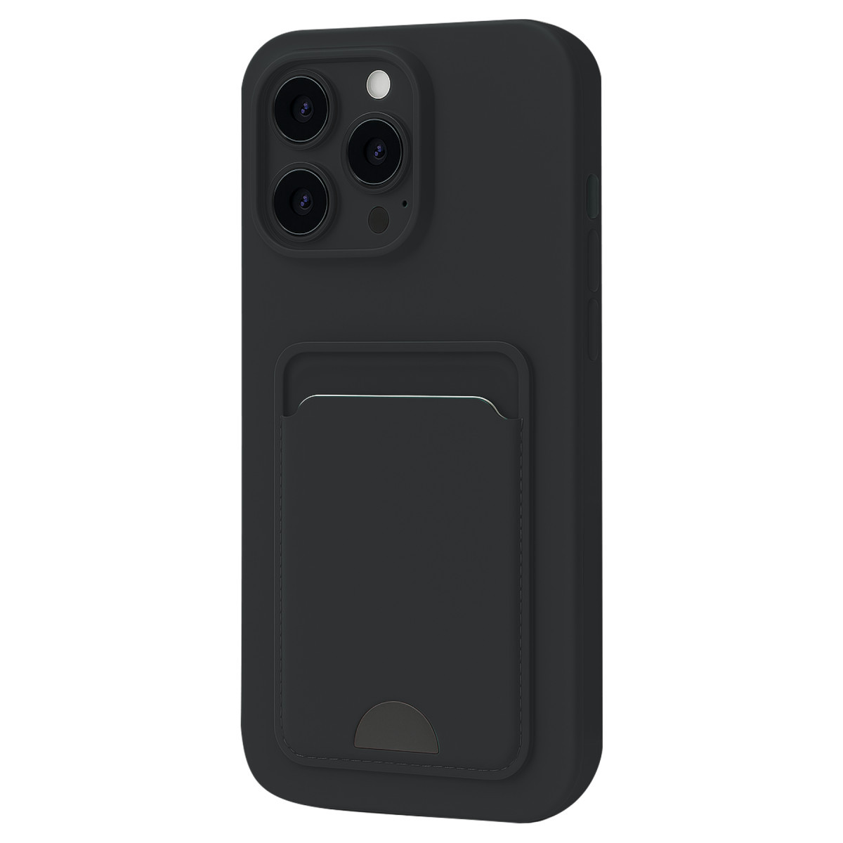 Newface Apple iPhone 16 Pro Max Kılıf Kelvin Kartvizitli Silikon - Siyah — görsel 5