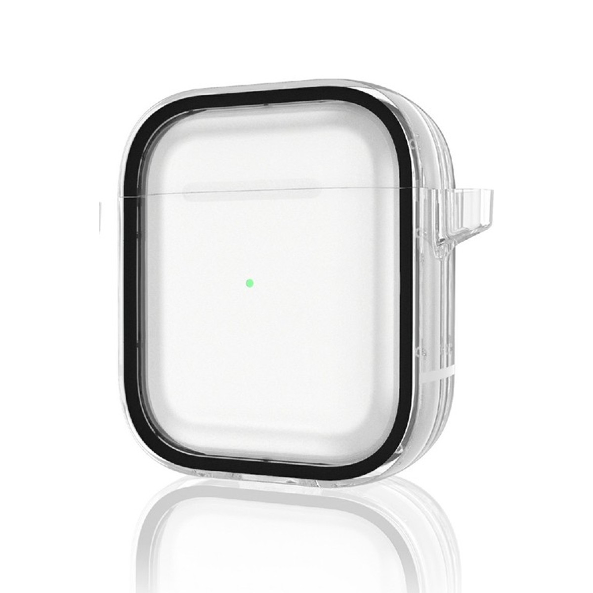 Movenchy Apple Airpods 4 (4.nesil) Shiny Şeffaf Kılıf - Siyah — görsel 7