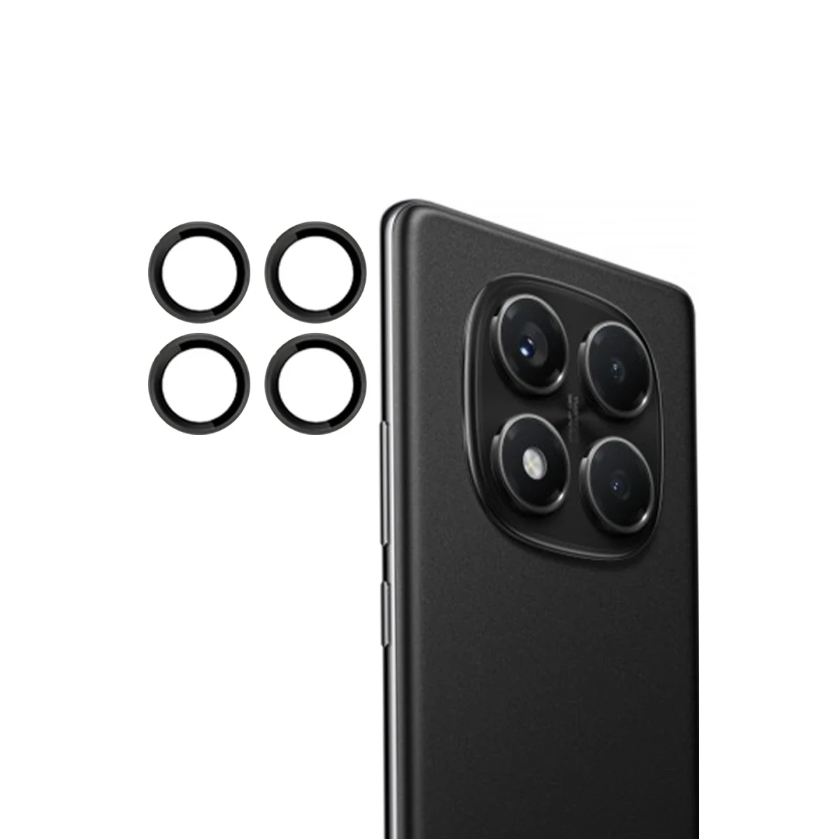 Joko Xiaomi Redmi Note 14 Pro 4G PVD Metal Kamera Lens - Siyah — görsel 3