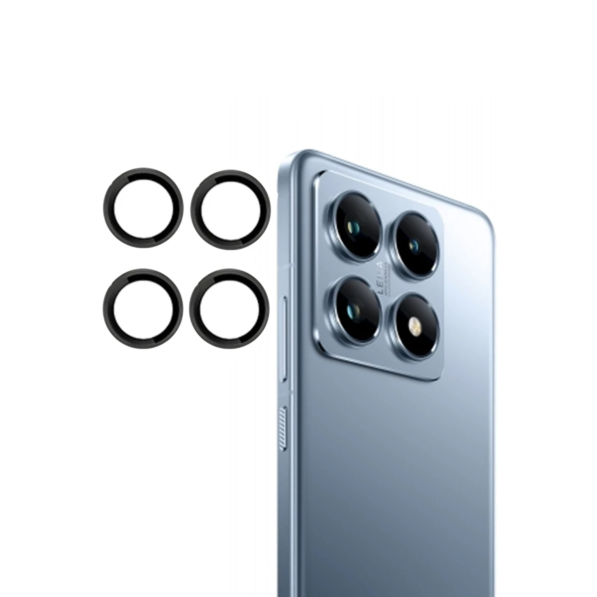 Joko Xiaomi Mi 14T Pro PVD Metal Kamera Lens - Siyah — görsel 3