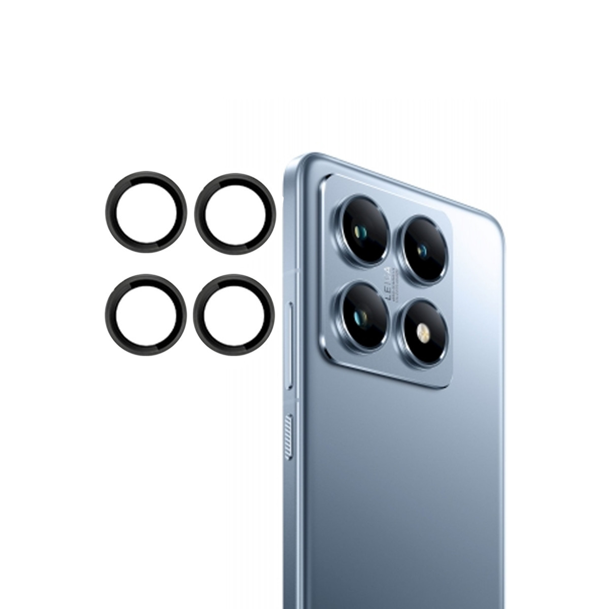 Joko Xiaomi Mi 14T Pro PVD Metal Kamera Lens - Siyah — görsel 5