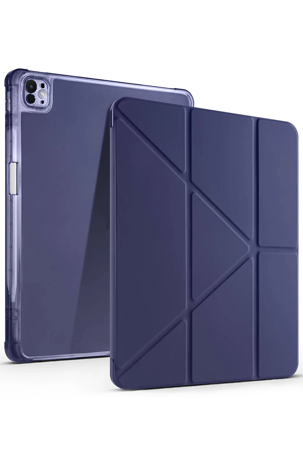 Newface iPad Air 13 (2024) Kılıf Kalemlikli Mars Tablet Kılıfı - Lacivert
