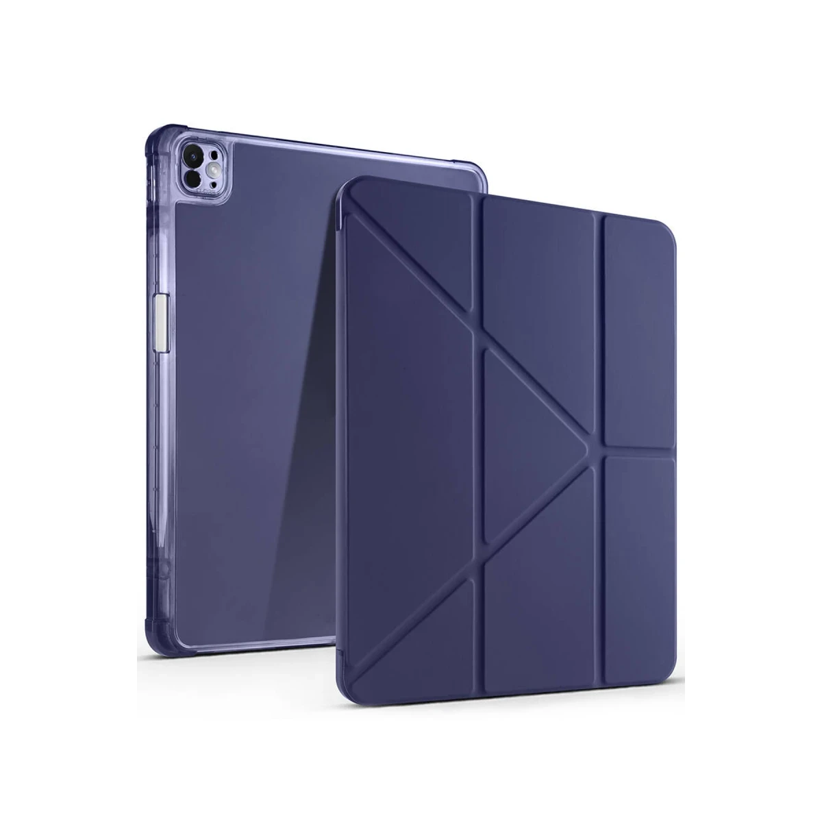 Newface Apple iPad Air 13 (2024) Kılıf Kalemlikli Mars Tablet Kılıfı - Lacivert