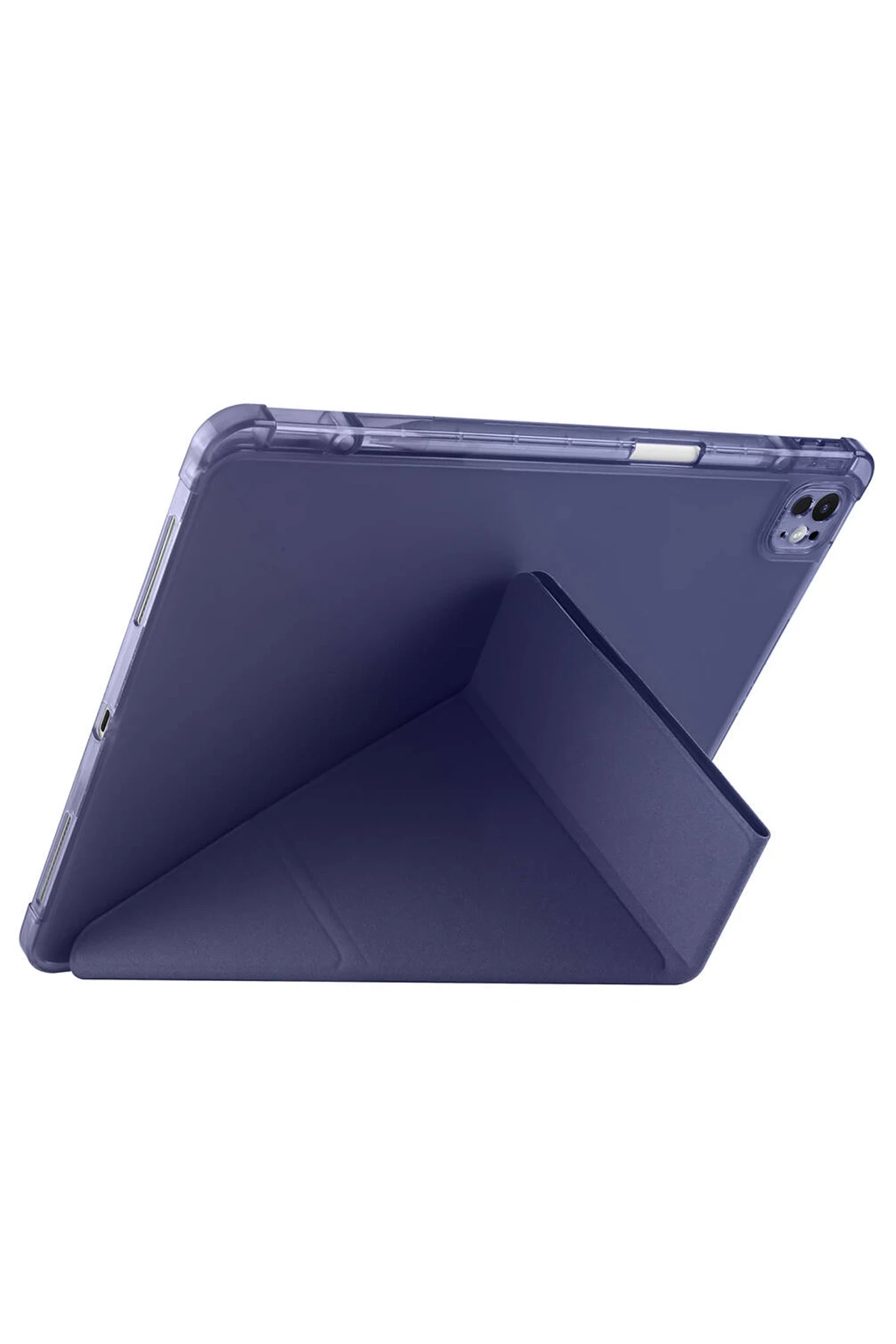 Newface iPad Air 13 (2024) Kılıf Kalemlikli Mars Tablet Kılıfı - Lacivert