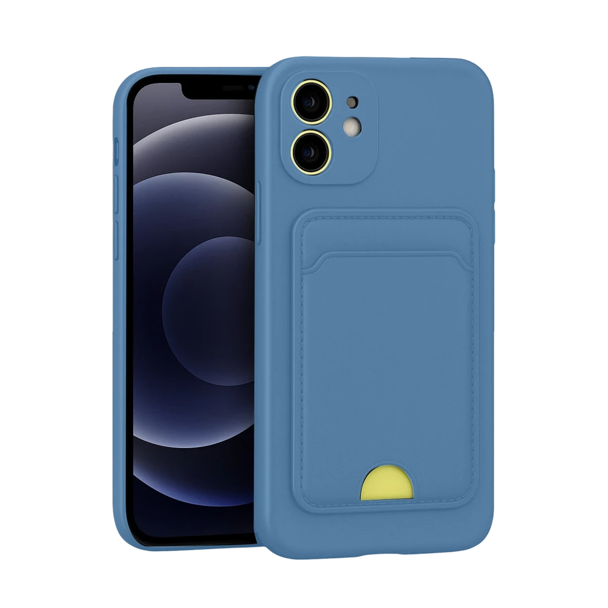 Newface Apple iPhone 11 Kılıf Kelvin Kartvizitli Silikon - Mavi — görsel 3