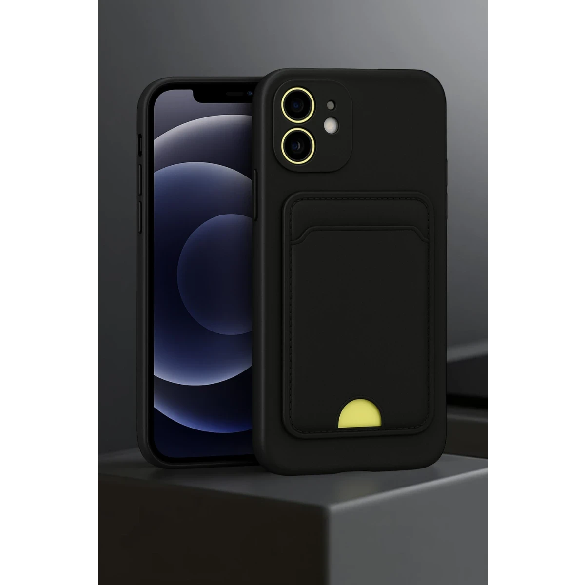 Newface Apple iPhone 11 Kılıf Kelvin Kartvizitli Silikon - Mavi — görsel 4