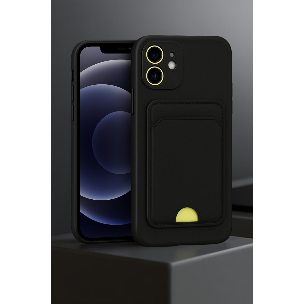 Newface Apple iPhone 11 Kılıf Kelvin Kartvizitli Silikon - Mavi — görsel 6