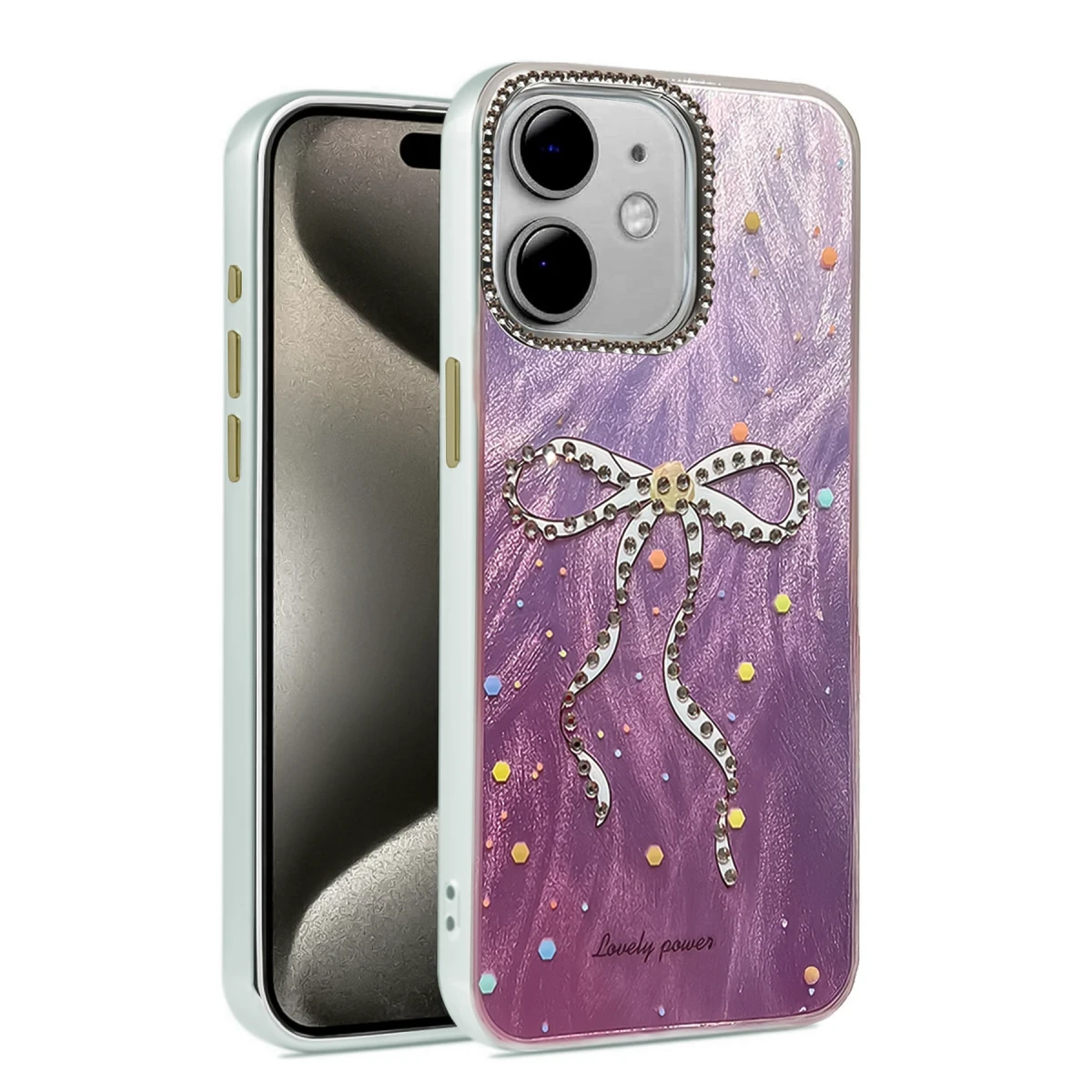Newface Apple iPhone 11 Kılıf Blade Aynalı Desenli Kapak - Desen 1 — görsel 3
