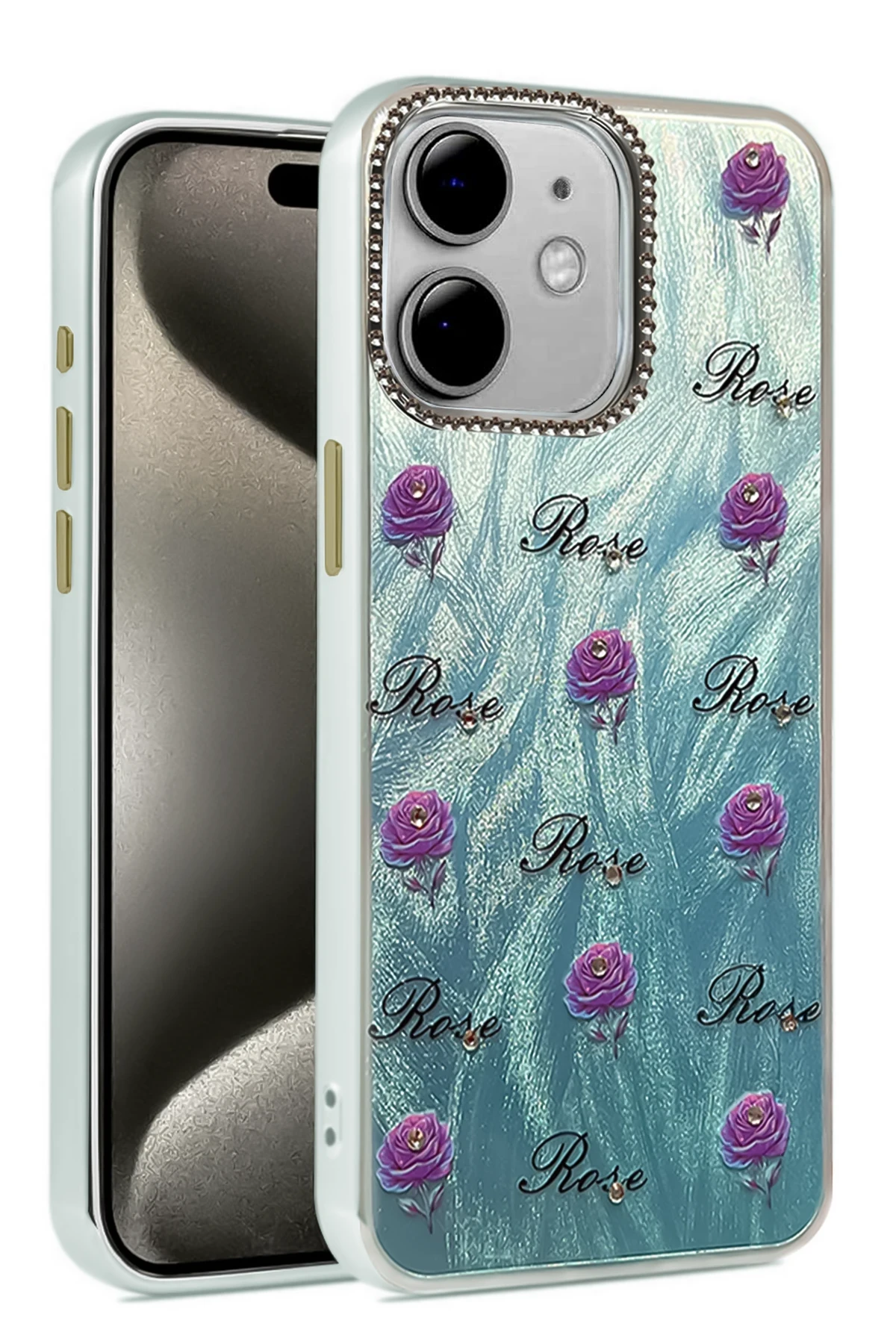 Newface iPhone 11 Kılıf Blade Aynalı Desenli Kapak - Desen 9