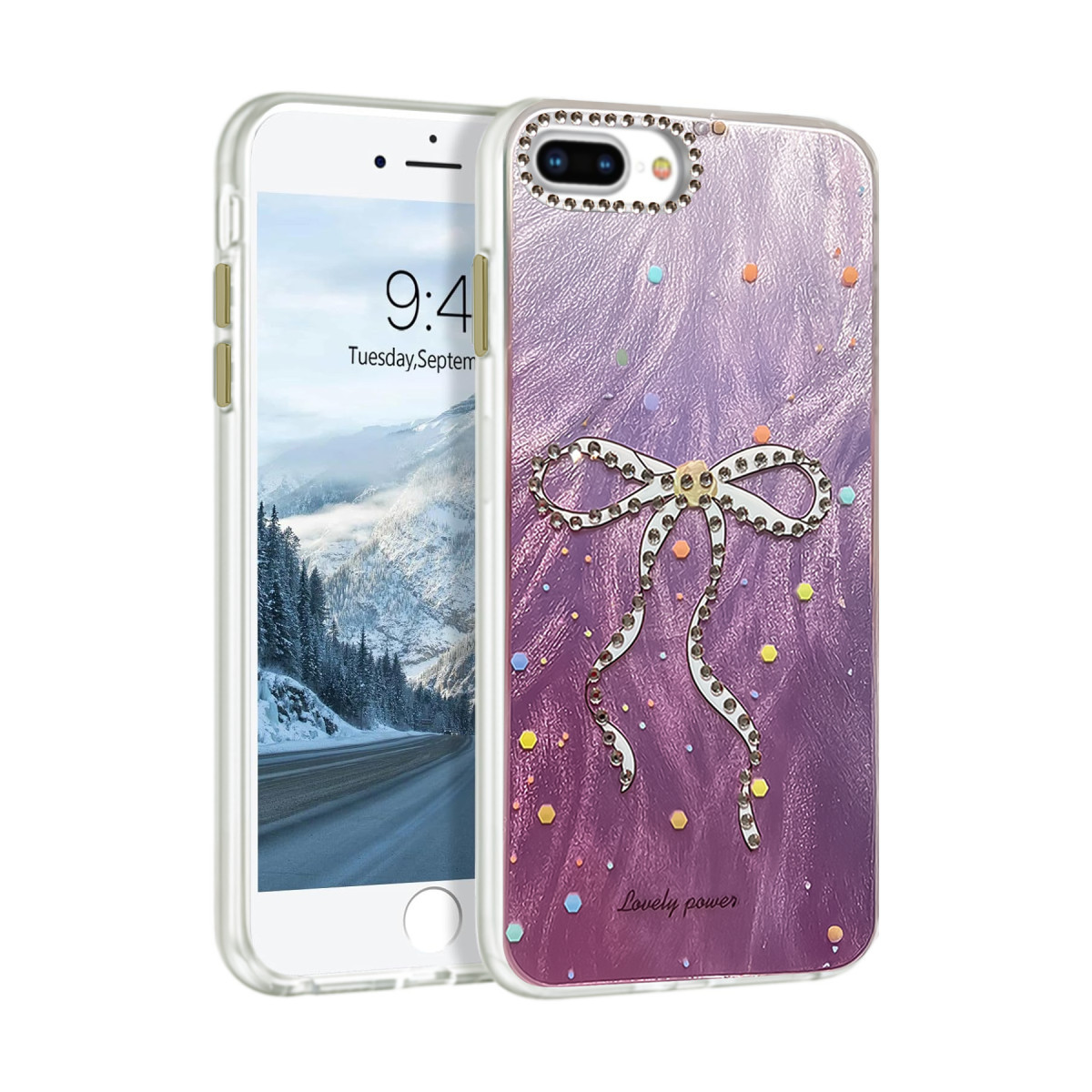 Newface Apple iPhone 7 Plus Kılıf Blade Aynalı Desenli Kapak - Desen 1 — görsel 5